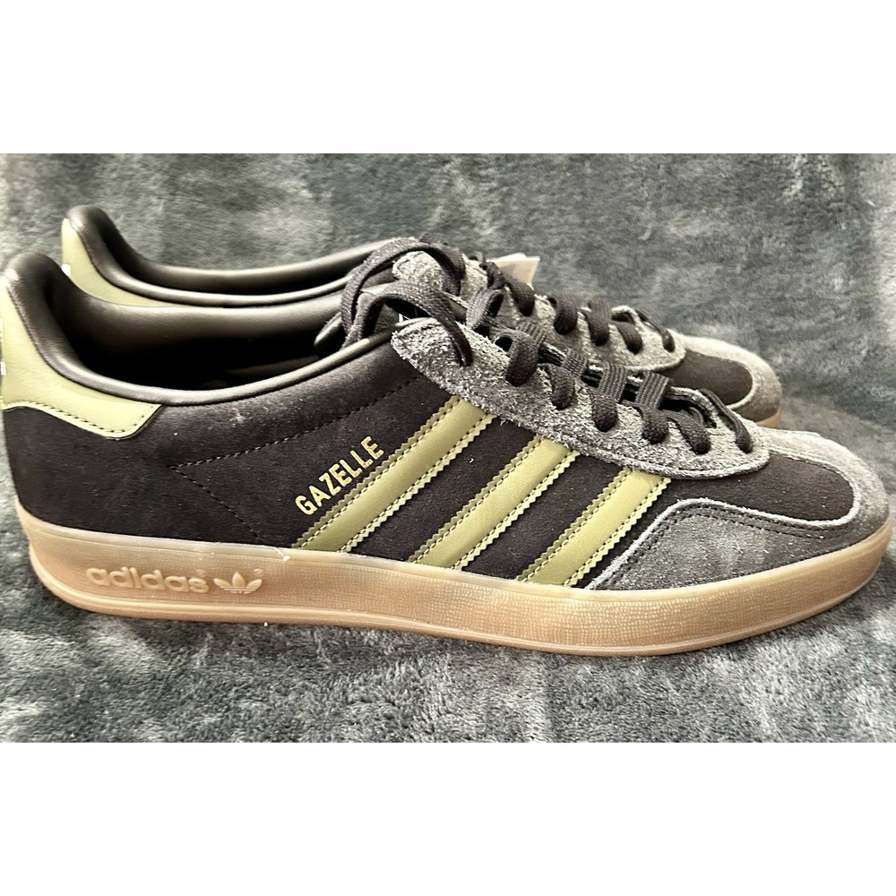 adidas Gazelle Indoor Core Black Olive Men's Size 9